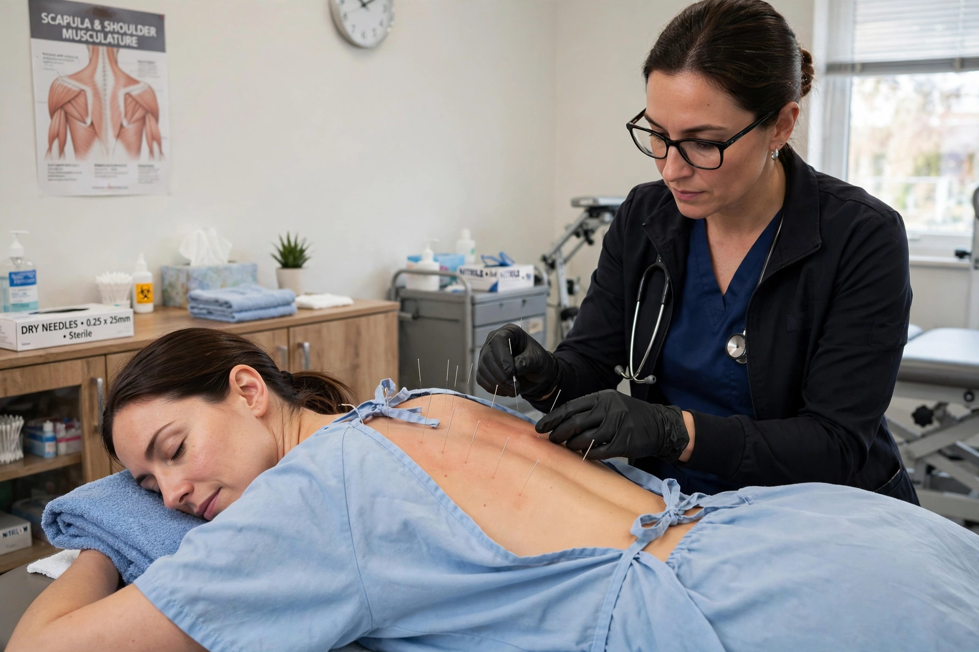 Dry needling therapy for muscle pain at Eliva Physiotherapy And Rehabilitation Center